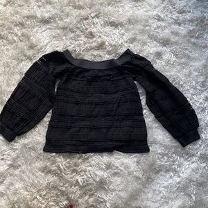 02 River Island Lace Off Shoulder Top